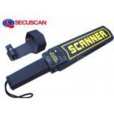 Rechargeable Hand held metal detector used for airport security inspection