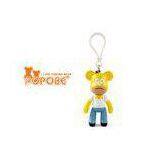 Typical Cartoon Character PVC POPOBE Bear Keychain Children Bag Accessories