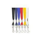 Plain Polyester Badge Lanyards With Swivel Hook thumbnail-1