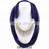Spring Animal Jewelry Scarf With Butterfly Charms thumbnail-5