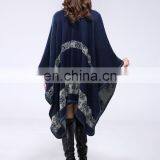 Europe And Winter Thickening Warm Shawl Cloak Coat Ladies Scarf thumbnail-4