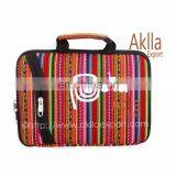 Peruvian Handmade Tablet Case Holder of Aguayo Fabric Blanket 8" Inches thumbnail-3