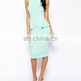 CHEFON Funnel Neck Long Tight Dresses thumbnail-2