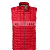 Waterproof Cover Wine Red Duck Down Vest for Woman thumbnail-2