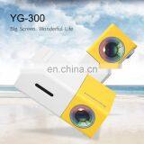 YG300 Built-in Battery Portable Mini Pocket Projector HD 1080P Mini Projector YG300 With TV Tuner Outdoor Home Cinema Theater