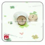 High quality 2 hole tea tree wooden button,coconut shell button for shirt