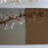 4mm 5mm 6mm Dark Brown Coated Glass / Golden Bronze Reflective Glass thumbnail-2