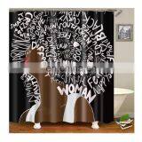 Лучший дизайн. Водонепроницаемый шторчатый занавес из ткани с мотивами «Магия черной девушки». Банный занавес с изображением афроамериканских женщин thumbnail-4