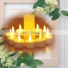 Wedding Events Party Restaurant Decorative Battery Operated 12 Packs Rechargeable Flicker Warm White Led Candle White thumbnail-5