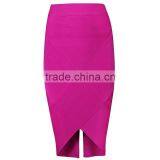 Summer Dress 2015 New Fashion Sey Women Blue Pink Midi Evening Party V Bottom Split Bandage Skirts Bandage Bodycon Women Wearing thumbnail-4