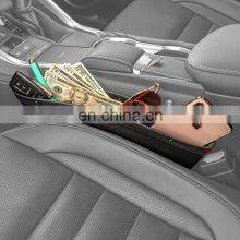 2021 New Universal Car Seat Gap Organizer Seat Crevice Storage Box Holds Phone Money Cards Keys Pockets Storage thumbnail-5