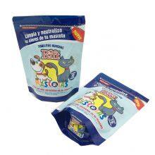 Custom Printed Food Grade Resealable Mylar Frosted Stand Up Plastic Packaging Doypack Zipper Dog Food Packaging Bag With Window thumbnail-1