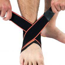 Supply Ankle Support Brace Adjustable Ankle Brace Breathable Fabric Material Super Elastic and Comfortable,1 Size Fits All, Suitable for Sports thumbnail-5