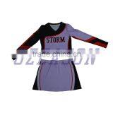 Wholesale Customized Girls Crop Tops Sublimation Cheerleading Uniforms thumbnail-2