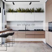 Kitchen Furniture Modern Design Wood Veneer Kitchen Cabinet Furniture At Wholesale Price thumbnail-4