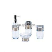 Горячая продажа набора для оформления гостиничных помещений: диспенсер для мыла, держатель зубных щеток thumbnail-2