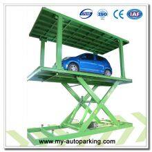 Double Parking Car Lift/Underground Car Lift Price/Simple Car Parking System for Underground Garage Scissor Lift