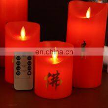 500hours on Red Led Candle Home Easter Shanghai Magic Birthday Table Candle Remote Controlled