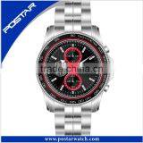 2016 Classic Stylish Unisex Charm Chronograph Stainless Steel Watch thumbnail-4