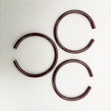 C-shaped Quartz Glass Tube Red Quartz Tube