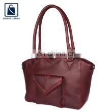 Anthracite Fitting Eye Catching Design Premium Luxury Stylish Look Women Genuine Leather Satchel Bag at Best Price thumbnail-5