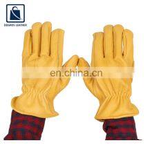 A/B Grade 3 Step Zig Zag Leather Hem Binding Leather Gloves From Trusted Exporter thumbnail-1