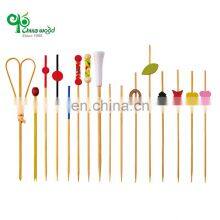 Yada Customized High Quality Decorative Disposable Bamboo Cocktail Picks Food Grade Fruit Picks thumbnail-1