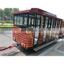 China Top Manufacturer Attraction Tourist Diesel Road Train for Sale thumbnail-4