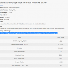 BEST Price Sodium Acid Pyrophosphate SAPP Powder/fine Granular/ Granular thumbnail-2