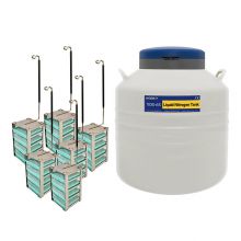 Gibraltar KGSQ liquid nitrogen dewar for cell storage YDS-120-216 cell freezing container