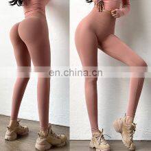 New! MOQ 1 Women Soft Sport Wear Scrunch Butt Lift Seamless Leggings Custom Ribbed Push Up Booty Workout Gym Fitness Yoga Tights thumbnail-4