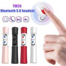 New Tw20 Bluetoth Headset 5.0 Wireless Sports Earplug TWS Stereo Factory Direct Sales thumbnail-2