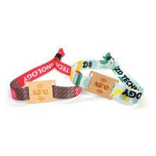 Custom Logo Nfc Security Wristband Bamboo Smart Rfid Chip Wristband thumbnail-5