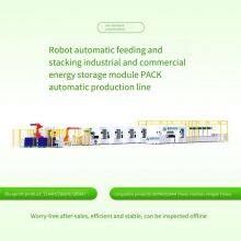 Square Lithium Battery Pack Production Line With Robotic Loading and Stacking, Fully Automated Production Line for Industrial and Commercial Energy Storage Modules thumbnail-4