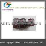 (Hot Sale) Electrolytic Capacitor 450V 330UF 25X50 thumbnail-1