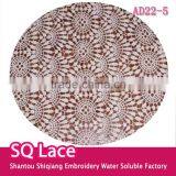 2016 Lace With Flower for Garment Accessory / Cotton Embroidery Water Soluble Full Lace Fabric thumbnail-1