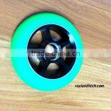 Green Scooter Wheels 100 mm Factory Promotion