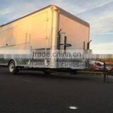 White Uniaxial Food Cart Beach Food Truck Trailer Hot Dog Hamburger Ice Cream Traction Cart By China's Largest Factory thumbnail-3