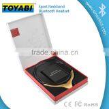 In Car Safe Driving Wireless Neckband Bluetooth Headset for Cell Phone With CE ROHS thumbnail-4