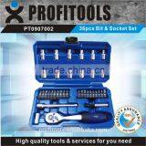36pcs Combination Bit and Socket Hand Tool Set