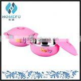 Chinese Double Layer Stainless Steel Rice Bowl With Lid for Children
