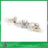 Sinicline Wholesale Star Shape Metal Tag for Clothing or Bag