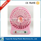 2015 Factory directly supply New Soft blade Rechargeable Fan with USB Line