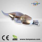 E14 E27 B22 B15 3W Dimmable LED SMD Candle Bulbs Light Bayonet SES Chandelier Lamp thumbnail-1