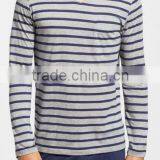 Cheap Winter Stripe Pattern 100%Cotton Men's Nightshirt thumbnail-2