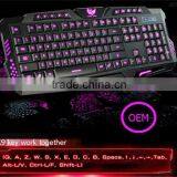 2015 Best Selling on Amazon Wired Back Lighting Keyboard for Computer thumbnail-6