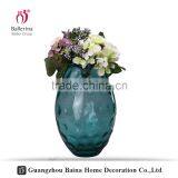 Home Decoration Clear Unique Art Flower Colored Glass Vase thumbnail-2