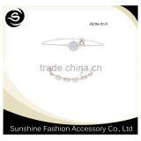 Wholesale Fashion Adjustable Thin Gold Bracelet,decorated With Acylic Beads,made in China,welcome to Order thumbnail-1
