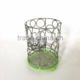 Utensil Holder Caddy Rack, Chrome Finish & Plastic Coated