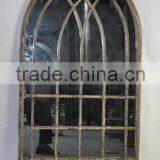 Antique Decorative Fancy Metal Framed Wall Mirror
